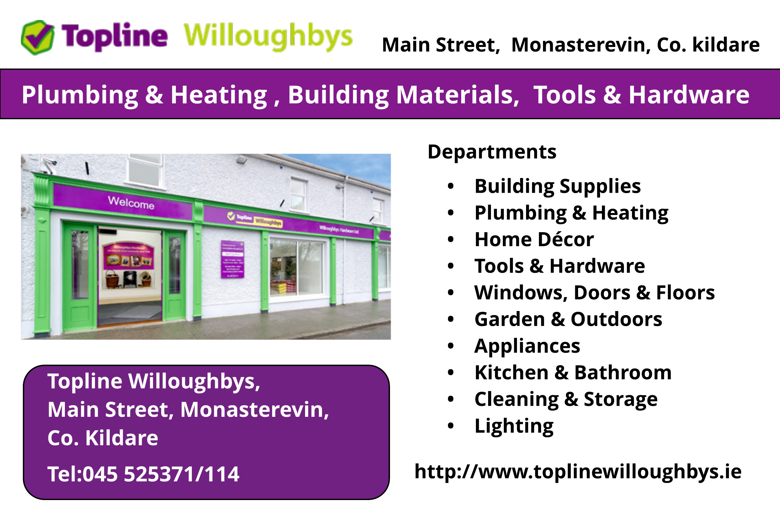 Hardware Store Monasterevin Willoughbys Topline Hardware Hardware